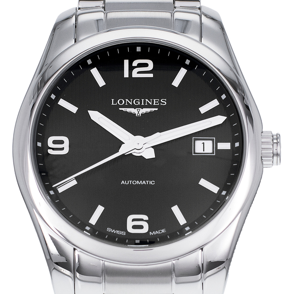 Montre d'occasion LONGINES Conquest Classic homme automatique bracelet acier - vue D1