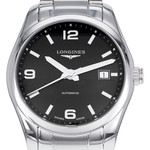 Montre d'occasion LONGINES Conquest Classic homme automatique bracelet acier - vue D1