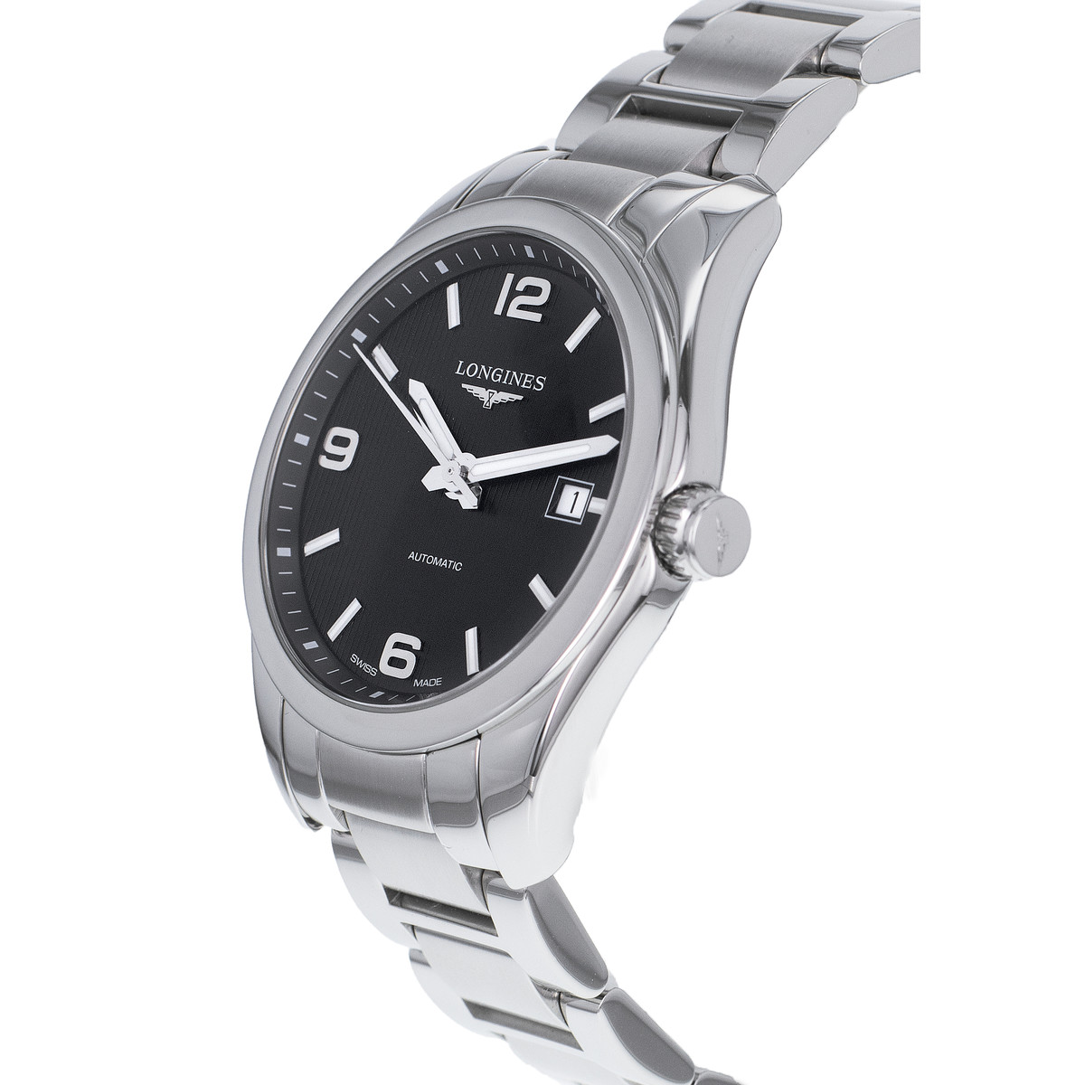 Montre d'occasion LONGINES Conquest Classic homme automatique bracelet acier - vue D2
