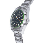 Montre d'occasion ROLEX Milgauss GV homme mouvement automatique certifié (cosc) bracelet acier - vue D2