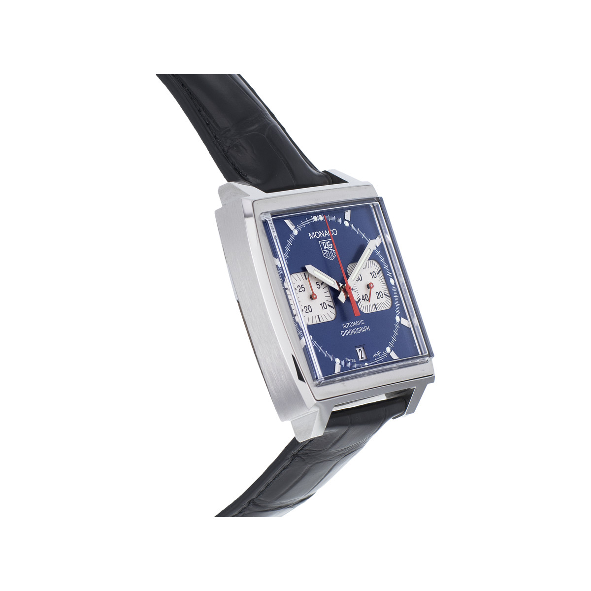 Montre d'occasion TAG HEUER Monaco Steve McQueen homme automatique bracelet cuir d'origine - vue 2