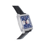 Montre d'occasion TAG HEUER Monaco Steve McQueen homme automatique bracelet cuir d'origine - vue 2