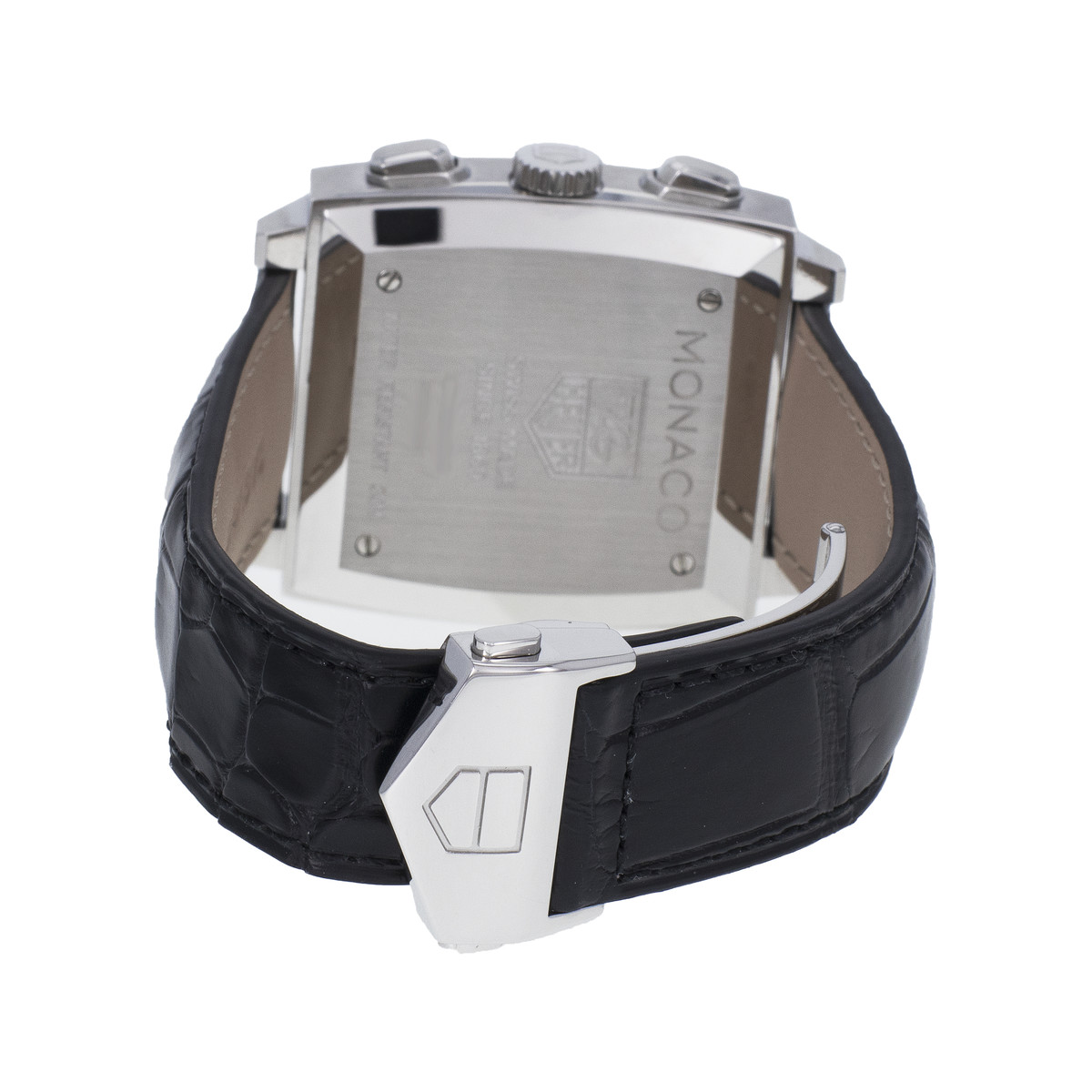 Montre d'occasion TAG HEUER Monaco Steve McQueen homme automatique bracelet cuir d'origine - vue 3