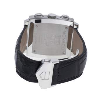 Montre d'occasion TAG HEUER Monaco Steve McQueen homme automatique bracelet cuir d'origine