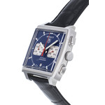 Montre d'occasion TAG HEUER Monaco Steve McQueen homme automatique bracelet cuir d'origine - vue D2