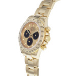 Montre d'occasion ROLEX Cosmograph Daytona homme mouvement automatique certifié (cosc) bracelet or jaune 750/000 - vue D2