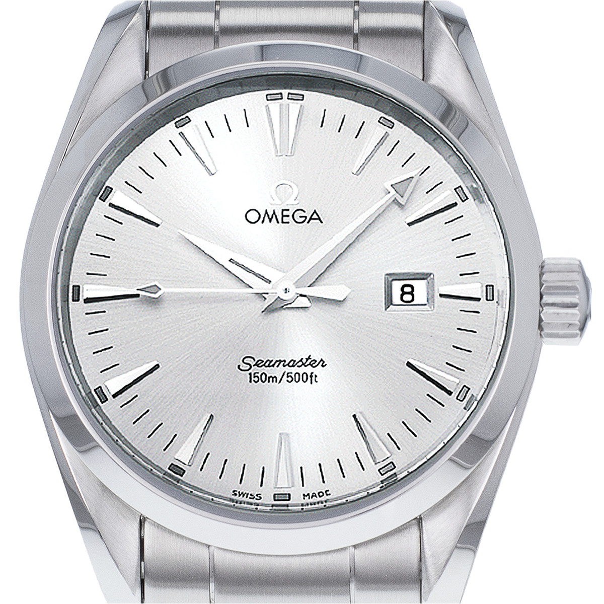 Montre d'occasion OMEGA Seamaster Aquaterra mixte quartz bracelet acier - vue D1