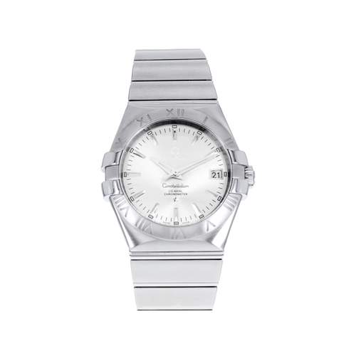 Montre d'occasion OMEGA Constellation Co-axial Chronometer femme mouvement automatique certifié (cosc) bracelet acier