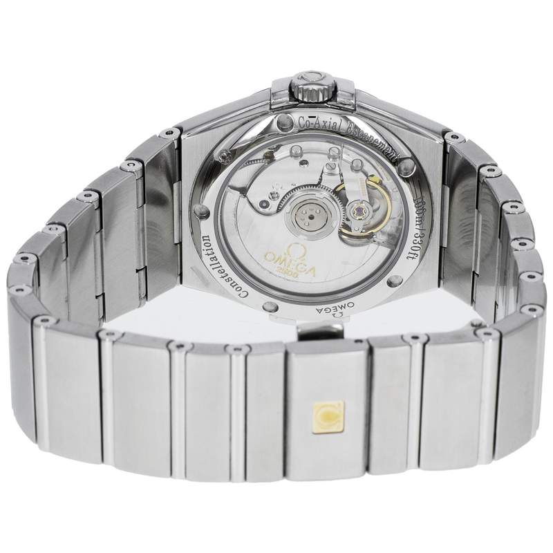 Montre d'occasion OMEGA Constellation Co-axial Chronometer femme mouvement automatique certifié (cosc) bracelet acier - vue 3