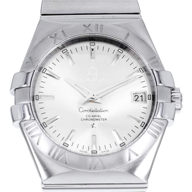 Montre d'occasion OMEGA Constellation Co-axial Chronometer femme mouvement automatique certifié (cosc) bracelet acier - vue D1