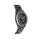 Montre d'occasion CHANEL J12 Noire mixte automatique bracelet céramique - vue 2