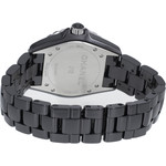 Montre d'occasion CHANEL J12 Noire mixte automatique bracelet céramique - vue 3