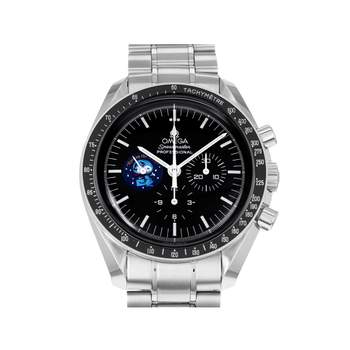 Montre d'occasion OMEGA Speedmaster Moonwatch Silver Snoopy Award homme mécanique bracelet acier