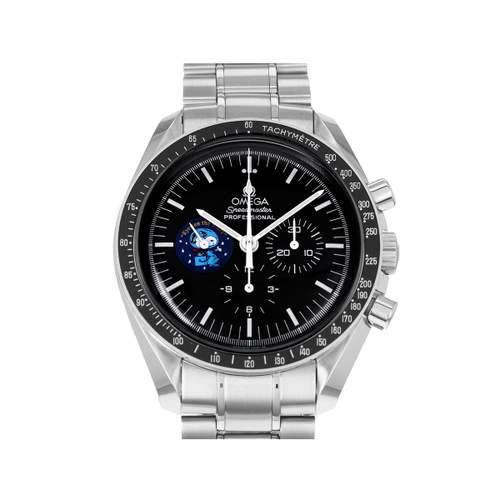 Montre d'occasion OMEGA Speedmaster Moonwatch Silver Snoopy Award homme mécanique bracelet acier