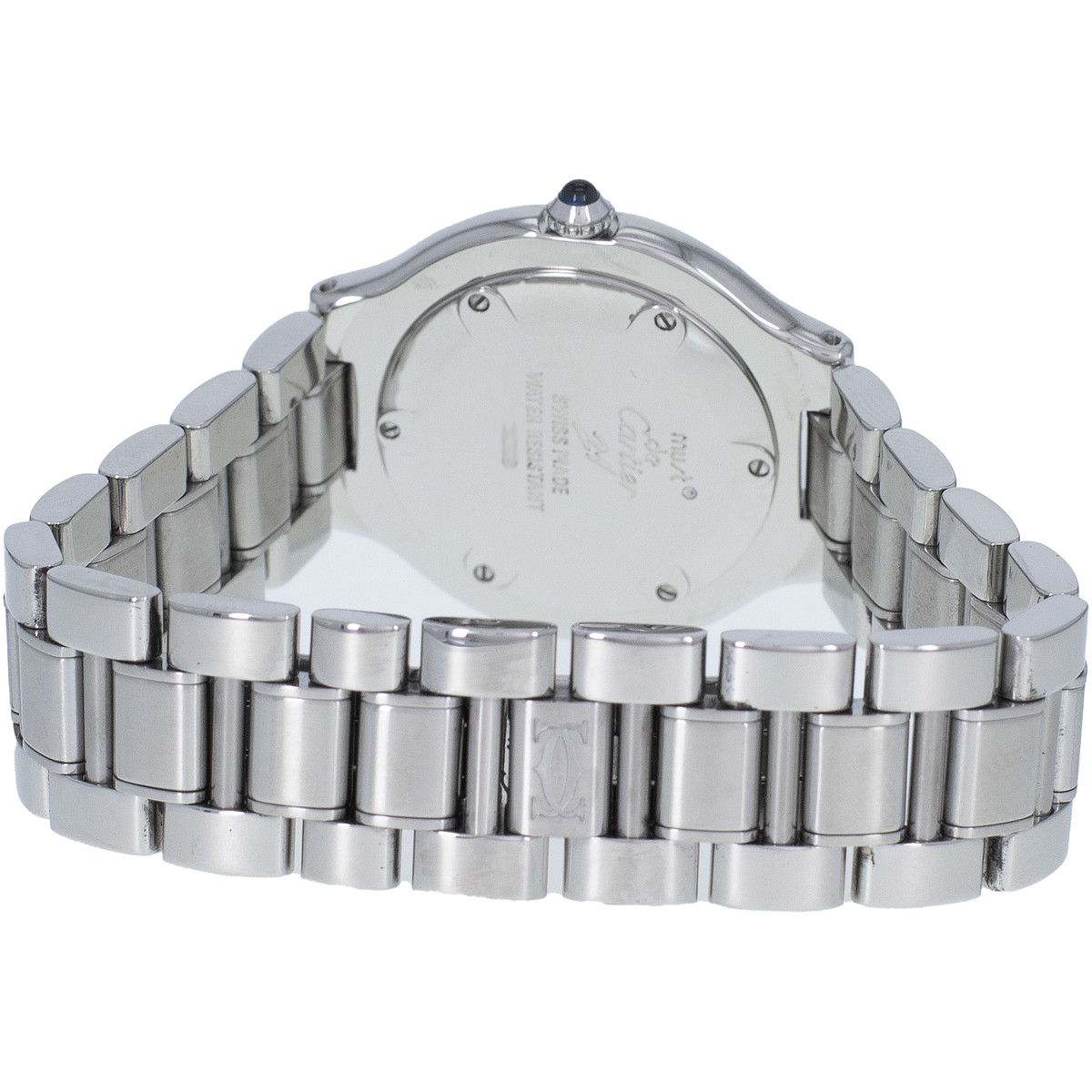 Montre d'occasion CARTIER Must 21 femme quartz bracelet acier - vue 3