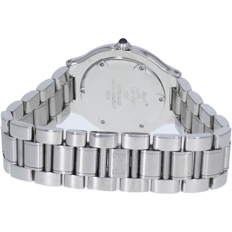 Montre d'occasion CARTIER Must 21 femme quartz bracelet acier - vue 3