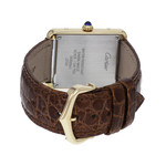 Montre d'occasion CARTIER Tank Solo femme quartz bracelet cuir d'origine - vue 3