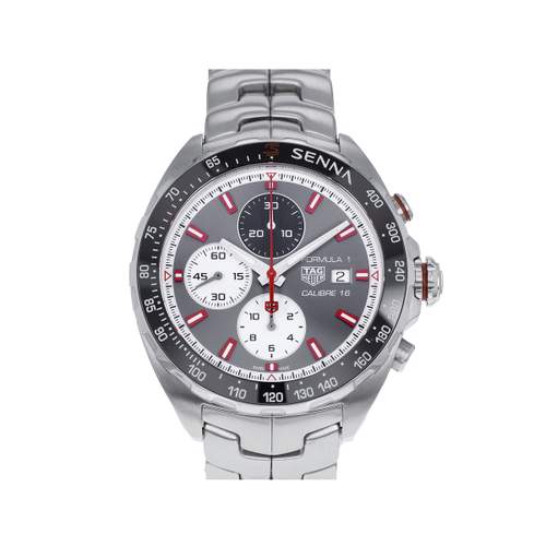Montre d'occasion TAG HEUER Formula 1 x Senna Edition Ayrton Senna homme automatique bracelet acier