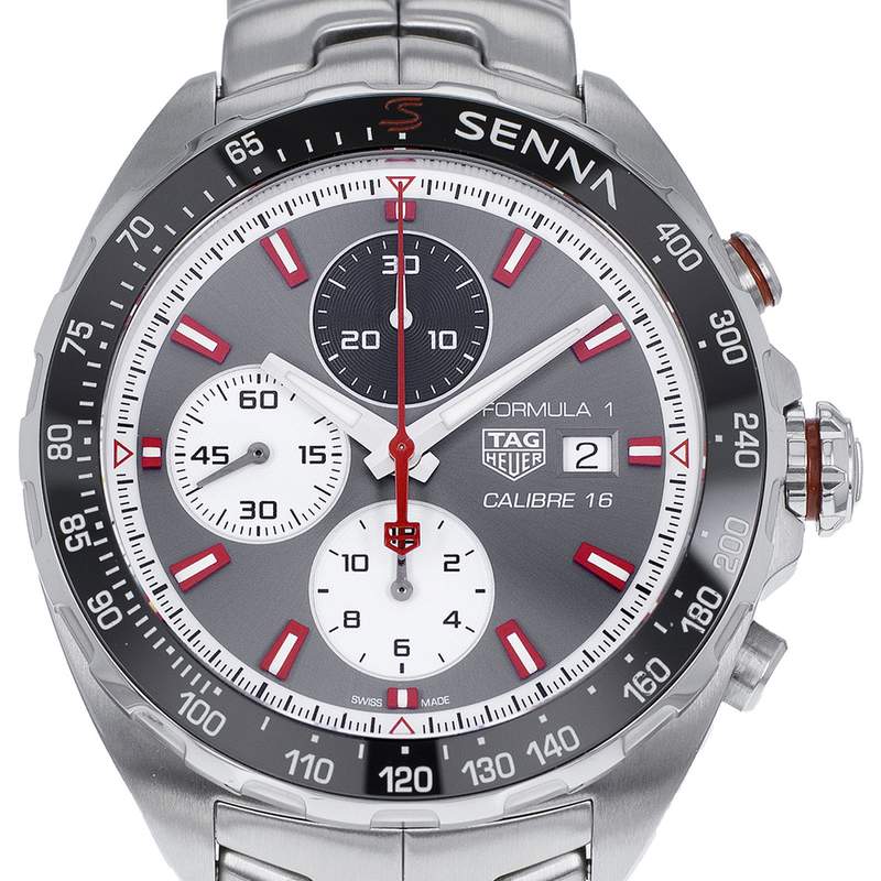 Montre d'occasion TAG HEUER Formula 1 x Senna Edition Ayrton Senna homme automatique bracelet acier - vue D1