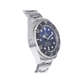 Montre d'occasion ROLEX Sea-Dweller DeepSea D-Blue homme mouvement automatique certifié (cosc) bracelet acier