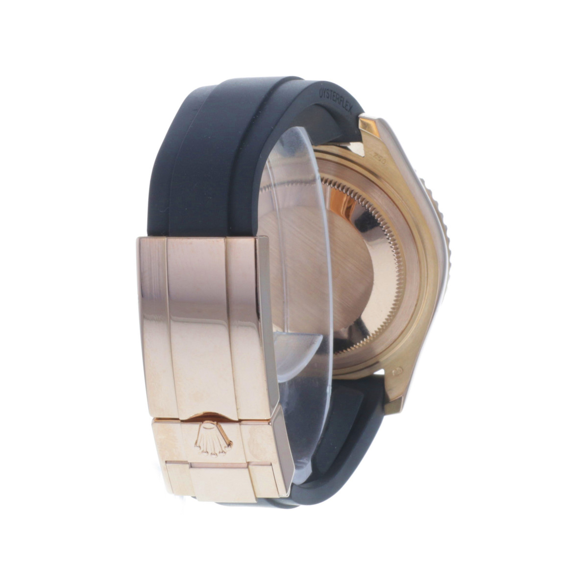 Montre d'occasion ROLEX Yacht-Master mixte mouvement automatique certifié (cosc) bracelet oysterflex - vue D4