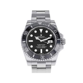 Montre d'occasion ROLEX Submariner Date homme mouvement automatique certifié (cosc) bracelet acier