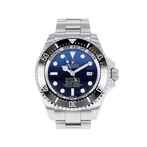 Montre d'occasion ROLEX Sea-Dweller DeepSea D-Blue homme mouvement automatique certifié (cosc) bracelet acier