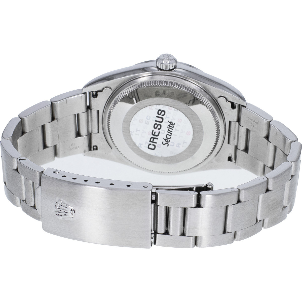 Montre d'occasion ROLEX Air King Precision mixte automatique bracelet acier - vue 3