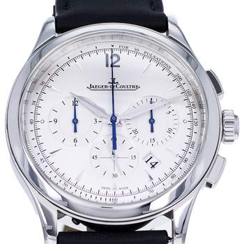 Montre d'occasion JAEGER LECOULTRE Master Control homme automatique bracelet cuir cresus