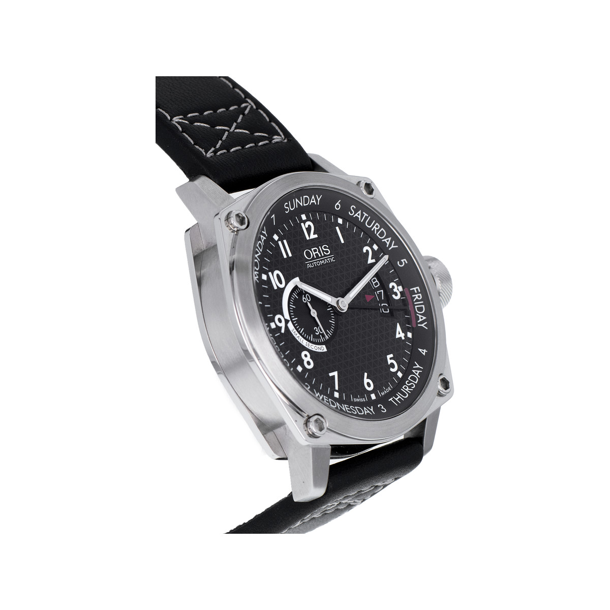 Montre d'occasion ORIS BC4 homme automatique bracelet cuir d'origine - vue 2