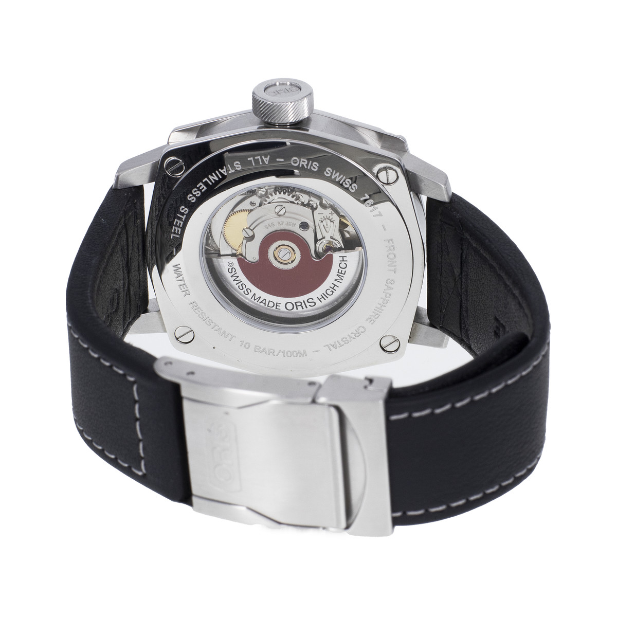 Montre d'occasion ORIS BC4 homme automatique bracelet cuir d'origine - vue 3