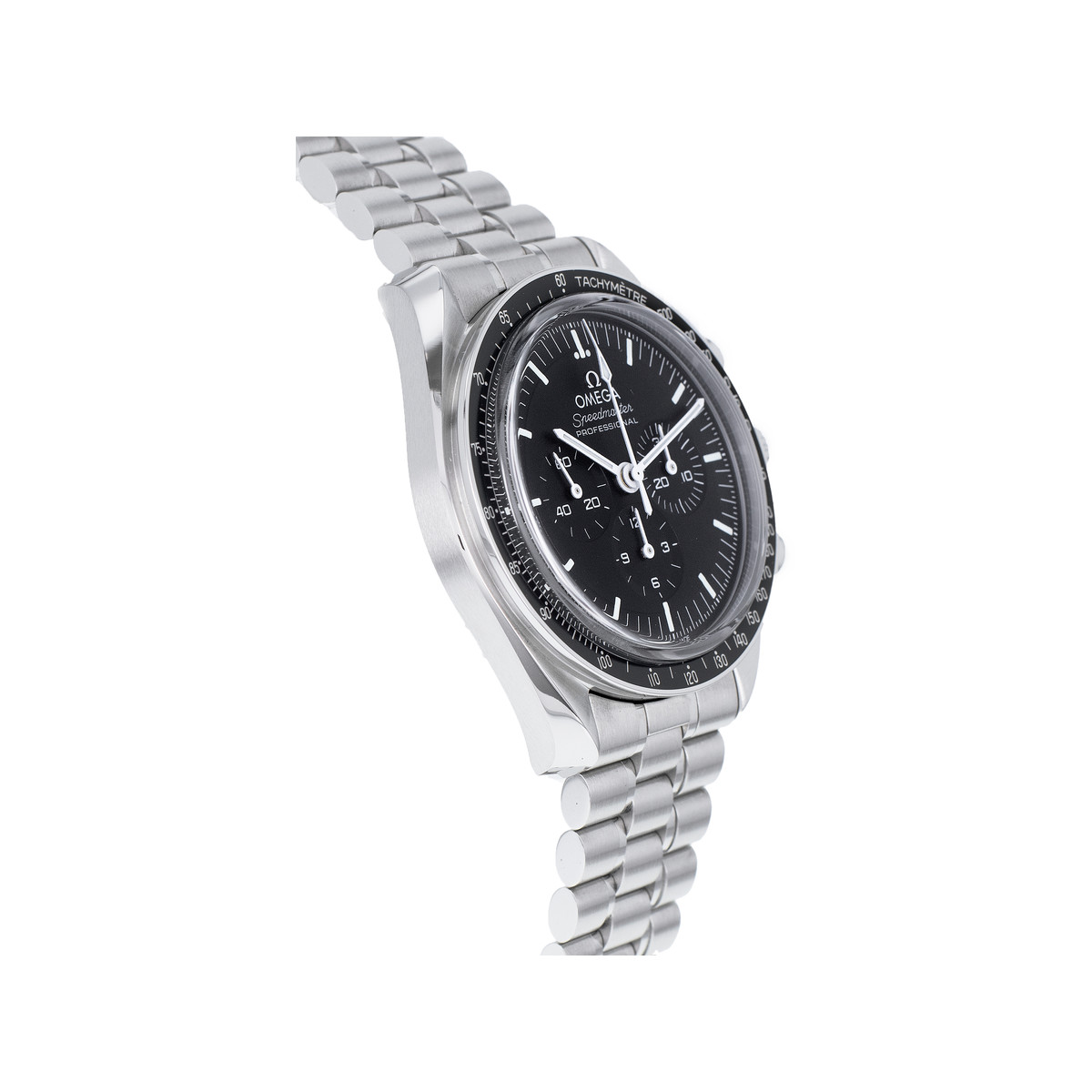 Montre d'occasion OMEGA Speedmaster Moonwatch Co-Axial homme mécanique bracelet acier - vue 2