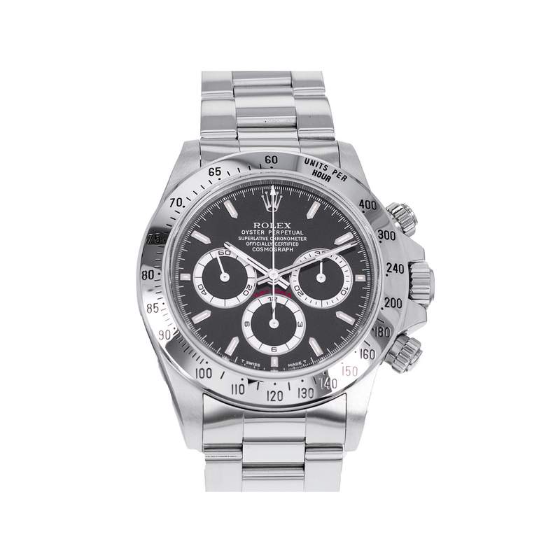 Montre d'occasion ROLEX Cosmograph Daytona Zenith homme mouvement automatique certifié (cosc) bracelet acier - vue 1