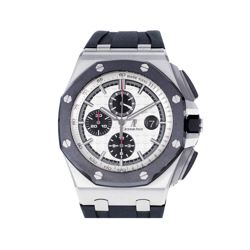 Montre d'occasion AUDEMARS PIGUET Royal Oak Offshore Ceramic homme automatique bracelet caoutchouc - vue 1