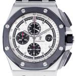 Montre d'occasion AUDEMARS PIGUET Royal Oak Offshore Ceramic homme automatique bracelet caoutchouc - vue D1
