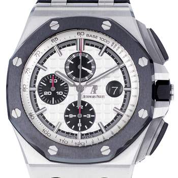 Montre d'occasion AUDEMARS PIGUET Royal Oak Offshore Ceramic homme automatique bracelet caoutchouc