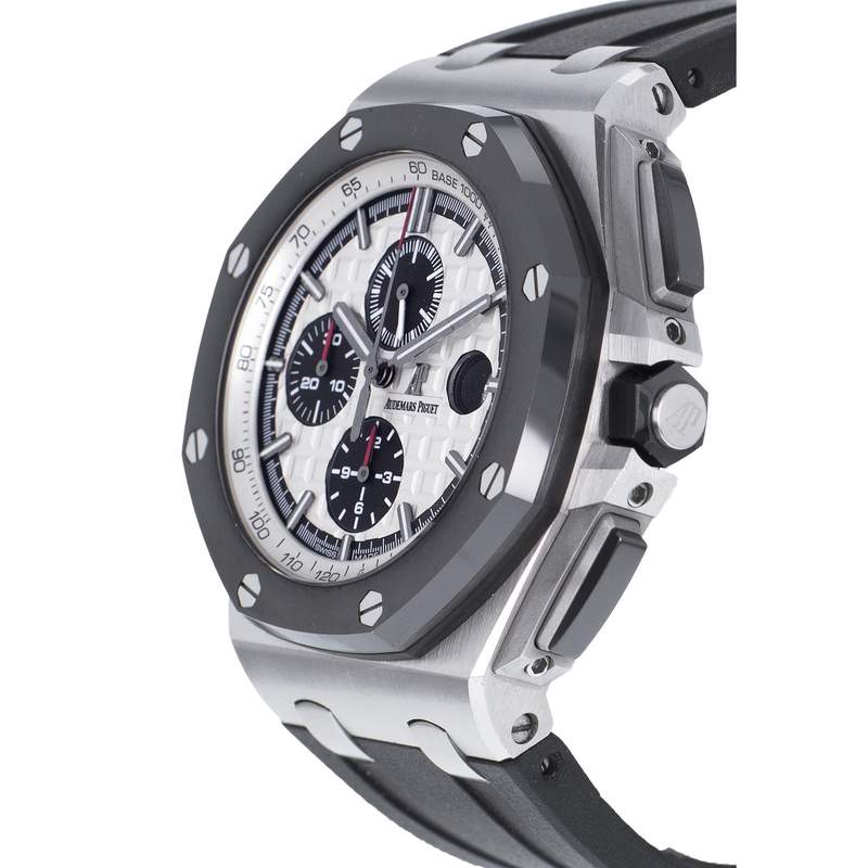 Montre d'occasion AUDEMARS PIGUET Royal Oak Offshore Ceramic homme automatique bracelet caoutchouc - vue D2