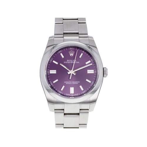 Montre d'occasion ROLEX Oyster Perpetual femme mouvement automatique certifié (cosc) bracelet acier