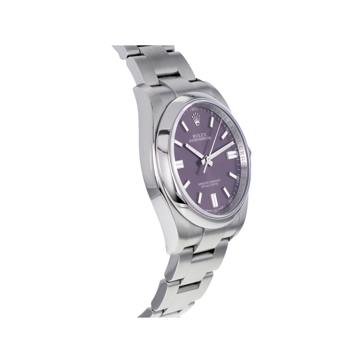 Montre d'occasion ROLEX Oyster Perpetual femme mouvement automatique certifié (cosc) bracelet acier - vue 2