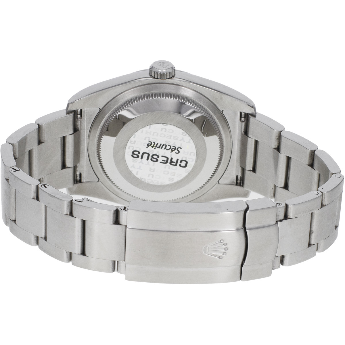 Montre d'occasion ROLEX Oyster Perpetual femme mouvement automatique certifié (cosc) bracelet acier - vue 3