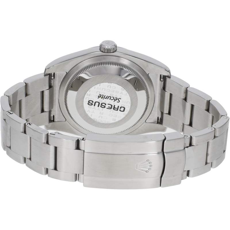 Montre d'occasion ROLEX Oyster Perpetual femme mouvement automatique certifié (cosc) bracelet acier - vue 3