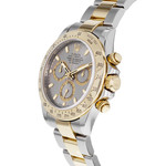 Montre d'occasion ROLEX Cosmograph Daytona homme mouvement automatique certifié (cosc) bracelet or jaune 750/000 et acier - vue D2