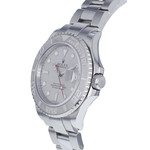 Montre d'occasion ROLEX Yacht-Master homme mouvement automatique certifié (cosc) bracelet acier - vue D2