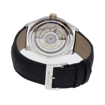 Montre d'occasion MONT BLANC Heritage Chronométrie homme automatique bracelet cuir d'origine