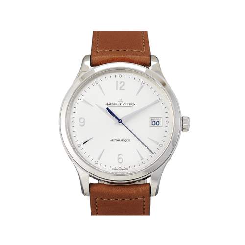 Montre d'occasion JAEGER LECOULTRE Master Control Date homme automatique bracelet cuir d'origine