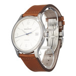 Montre d'occasion JAEGER LECOULTRE Master Control Date homme automatique bracelet cuir d'origine - vue D2