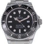 Montre d'occasion ROLEX Sea-Dweller homme mouvement automatique certifié (cosc) bracelet acier - vue D1