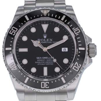 Montre d'occasion ROLEX Sea-Dweller homme mouvement automatique certifié (cosc) bracelet acier