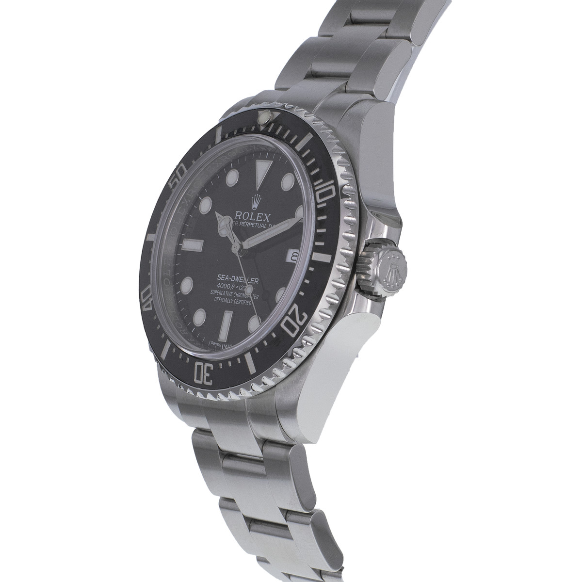 Montre d'occasion ROLEX Sea-Dweller homme mouvement automatique certifié (cosc) bracelet acier - vue D2
