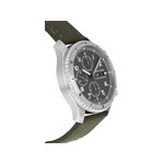 Montre d'occasion BREITLING Aviator 8 Chronograph 43 Curtiss Warhawk homme mouvement automatique certifié (cosc) bracelet cuir d'origine - vue 2